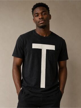 Men’s Rag & Bone Alphabet Letter T Pocket Tee